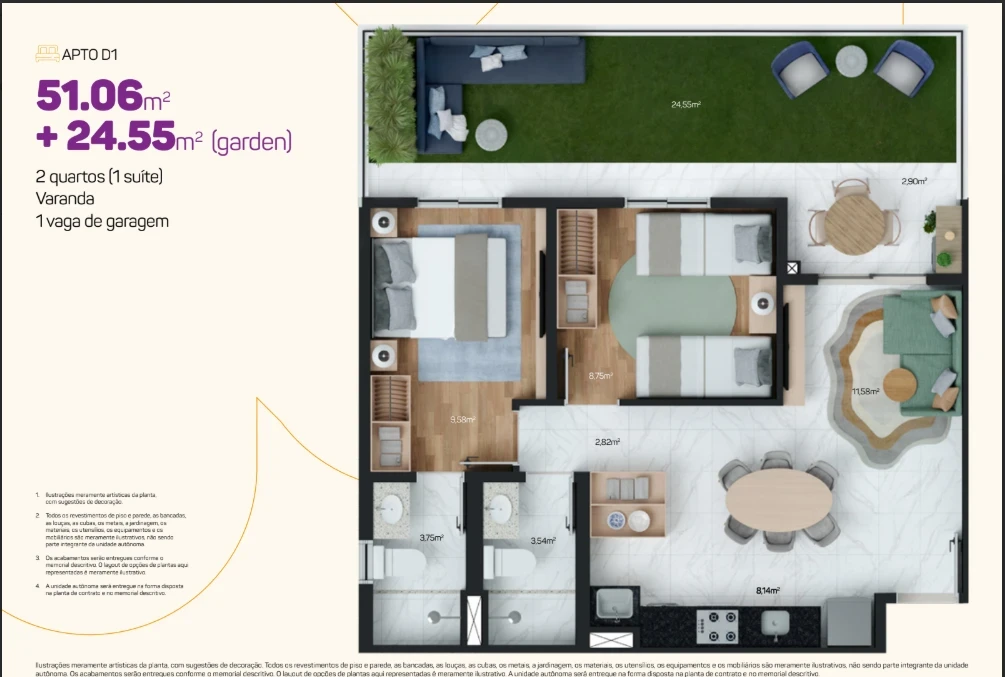 Imagem Apartamento com 3 Quartos à Venda, 51 m² em Parque Iracema - Fortaleza