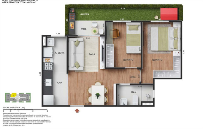 Imagem Apartamento com 2 Quartos à Venda, 42 m² em Vila Kosmos - Rio de Janeiro