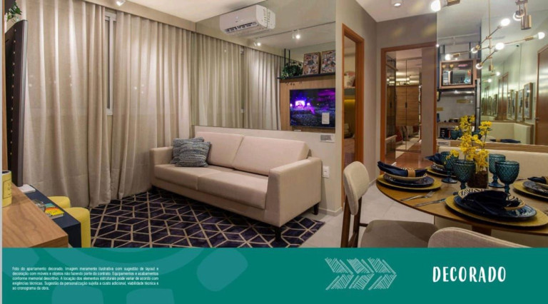 Imagem Apartamento com 2 Quartos à Venda, 52 m² em Parque Santa Cecília - Aparecida de Goiânia