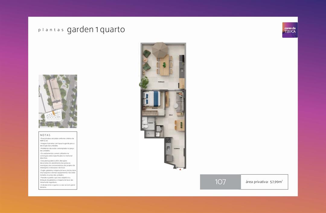 Foto do imóvel: Apartamento com 2 Quartos à Venda, 52 m² em Tijuca - Rio de Janeiro