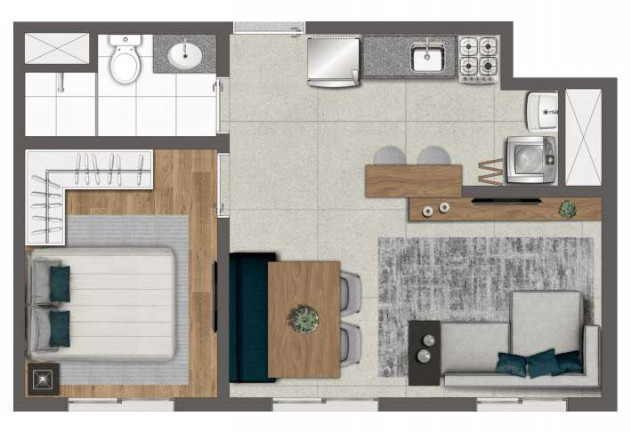 Imagem Apartamento com 2 Quartos à Venda, 44 m² em Butantã - São Paulo