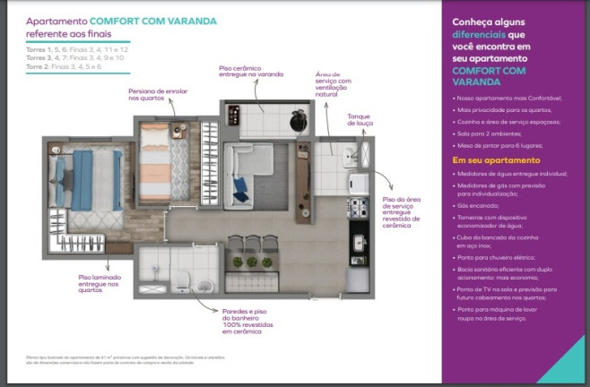 Imagem Apartamento com 2 Quartos à Venda, 41 m² em Jardim América da Penha - São Paulo