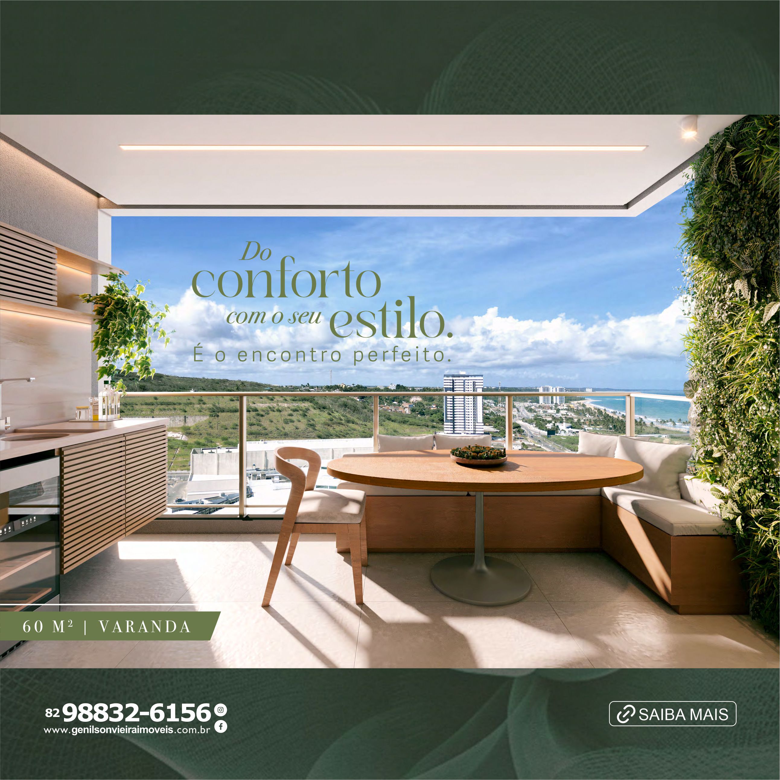 Imagem Apartamento com 2 Quartos à Venda, 59 m²em Cruz das Almas - Maceió