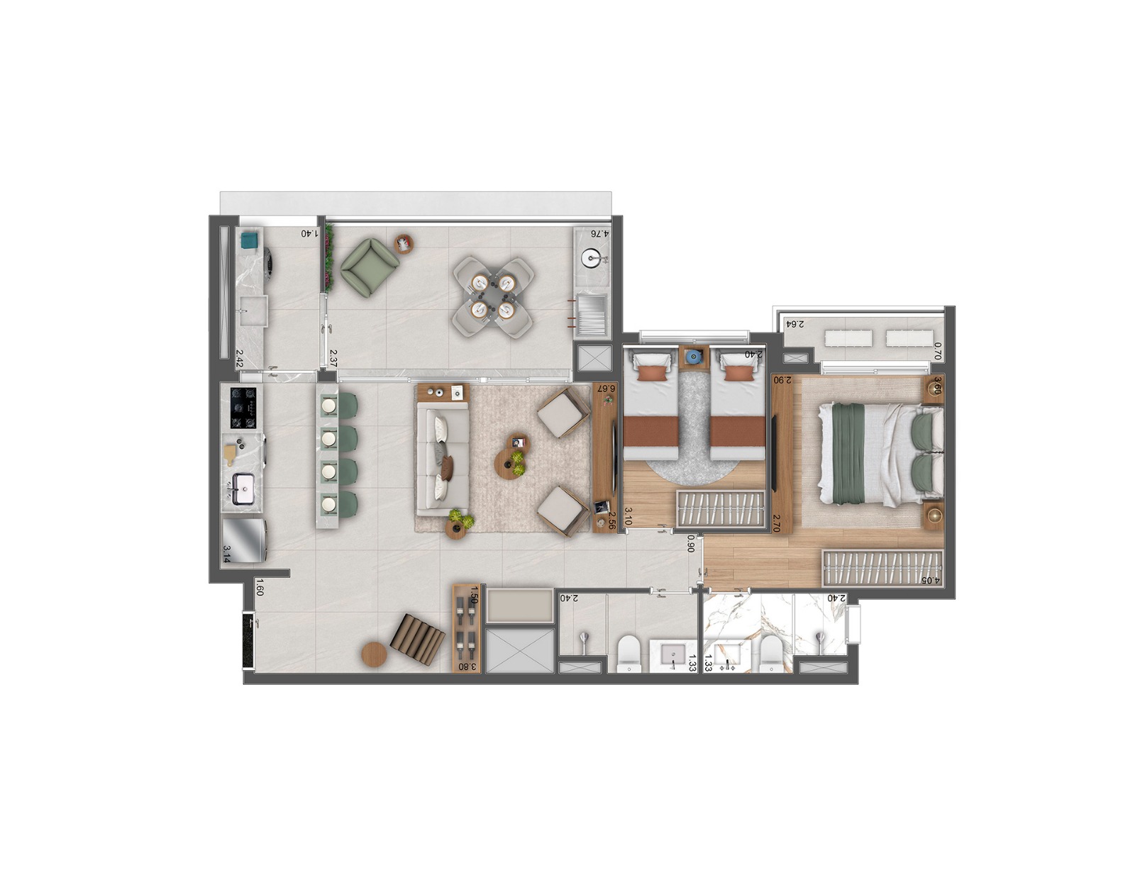 Imagem Apartamento com 3 Quartos à Venda, 164 m²em Pinheiros - São Paulo