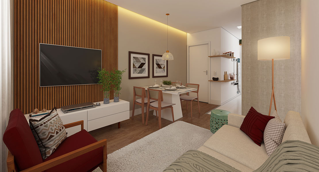 Imagem Apartamento com 2 Quartos à Venda, 45 m²em Barra de Jangada - Jaboatão dos Guararapes