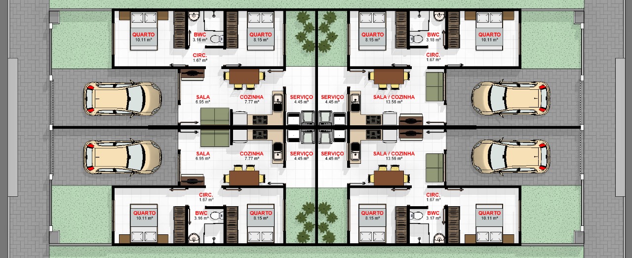 Imagem Casa com 2 Quartos à Venda, 54 m²em Praia Armação - Penha