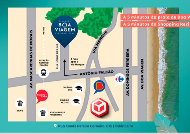 Apartamento com 2 Quartos à Venda, 45 m² em Imbiribeira - Recife