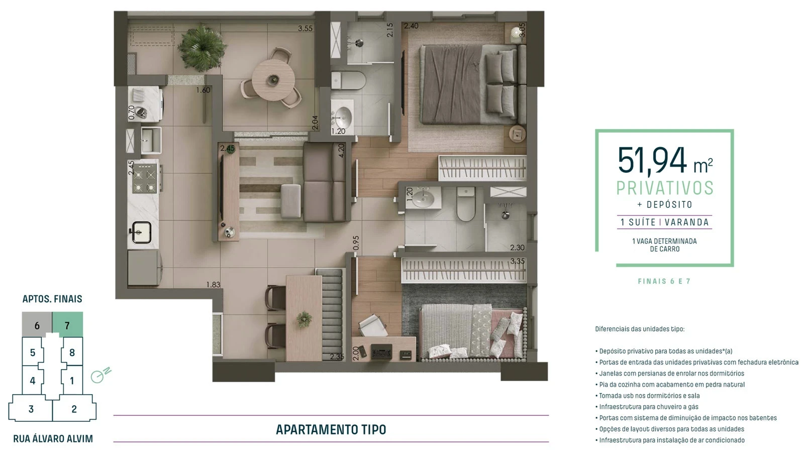 Foto do imóvel: Apartamento com 2 Quartos à Venda, 51 m² em Cipava - Osasco