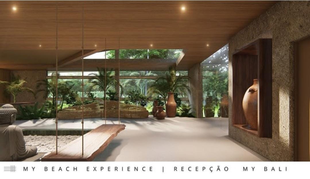 Imagem Flat com 1 Quarto à Venda, 25 m²em muro alto - Ipojuca