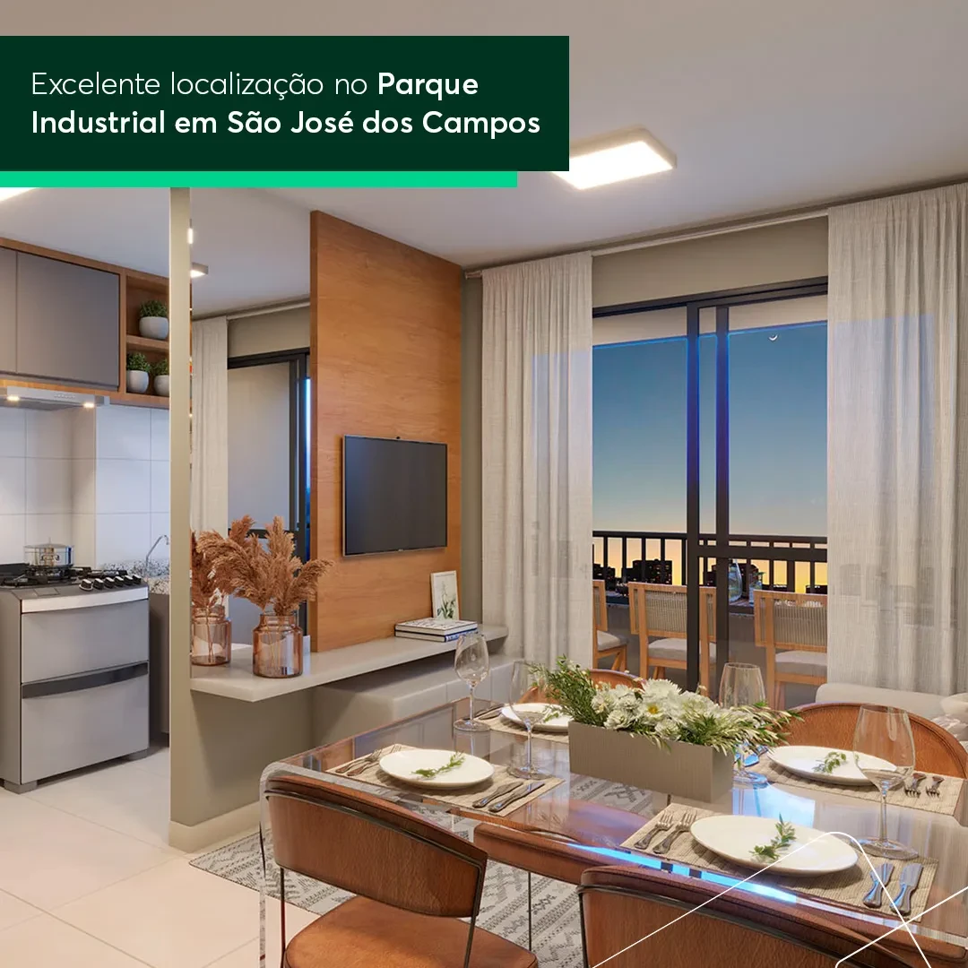 Imagem Apartamento com 2 Quartos à Venda, 55 metros em Jardim Veneza - São José dos Campos