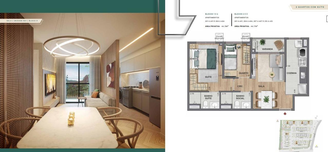 Imagem Apartamento com 2 Quartos à Venda, 38 m² em Curicica - Rio de Janeiro