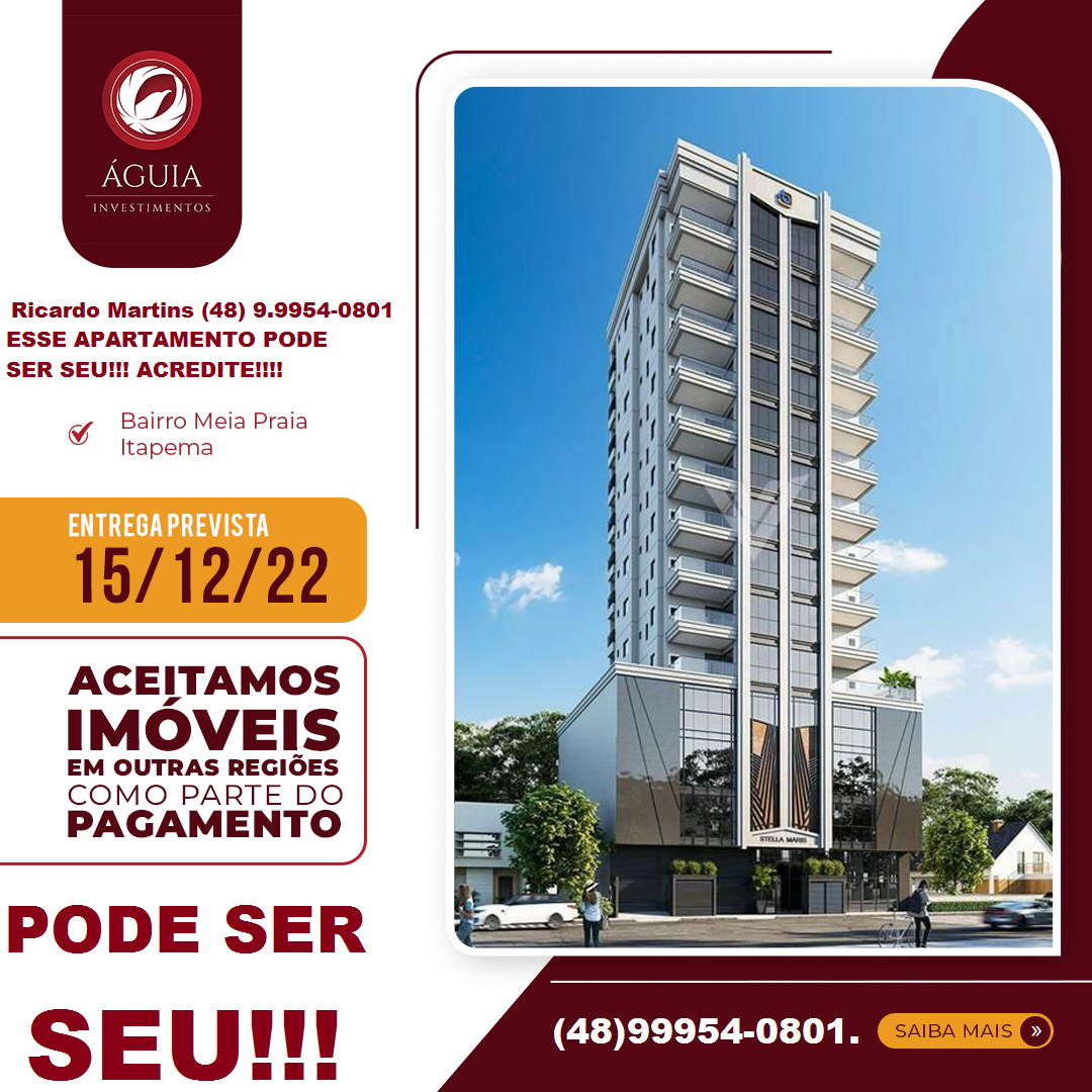 Imagem Apartamento com 3 Quartos à Venda, 92 m²em Meia Praia - Itapema