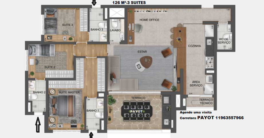 Imagem Apartamento com 4 Quartos à Venda, 126 m²em Mooca - São Paulo