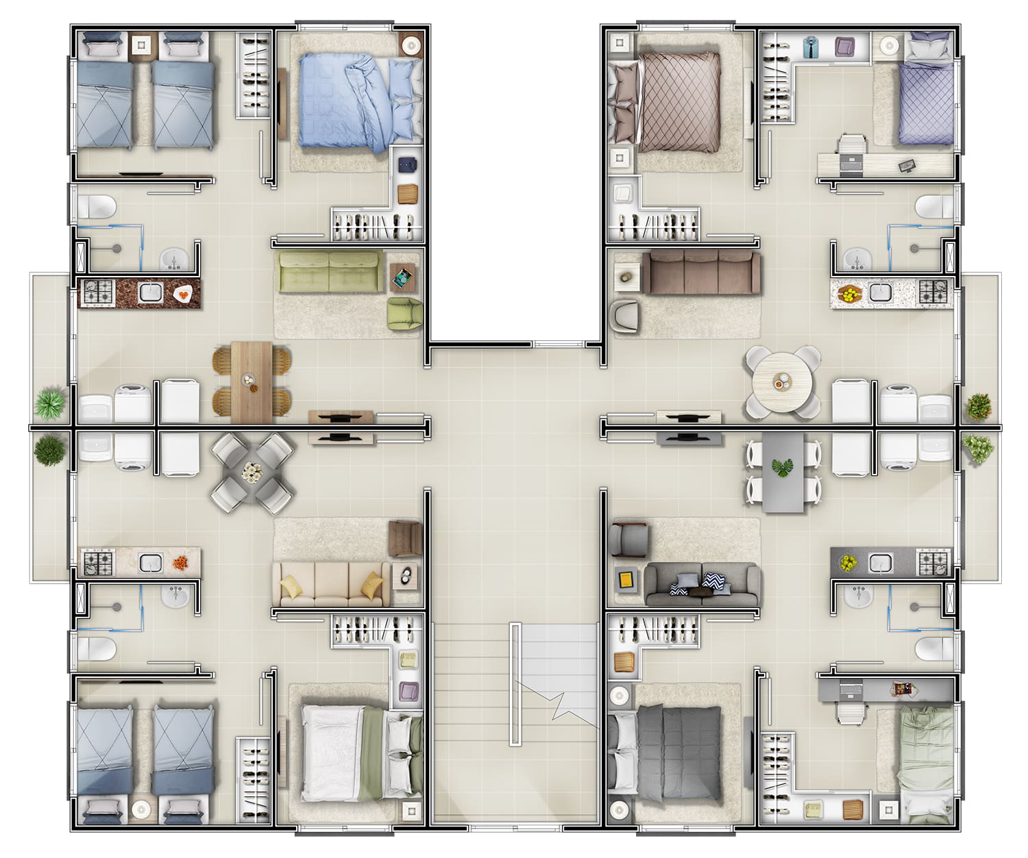 Imagem Apartamento com 2 Quartos à Venda, 54 m² em São Luiz Gonzaga - Passo Fundo