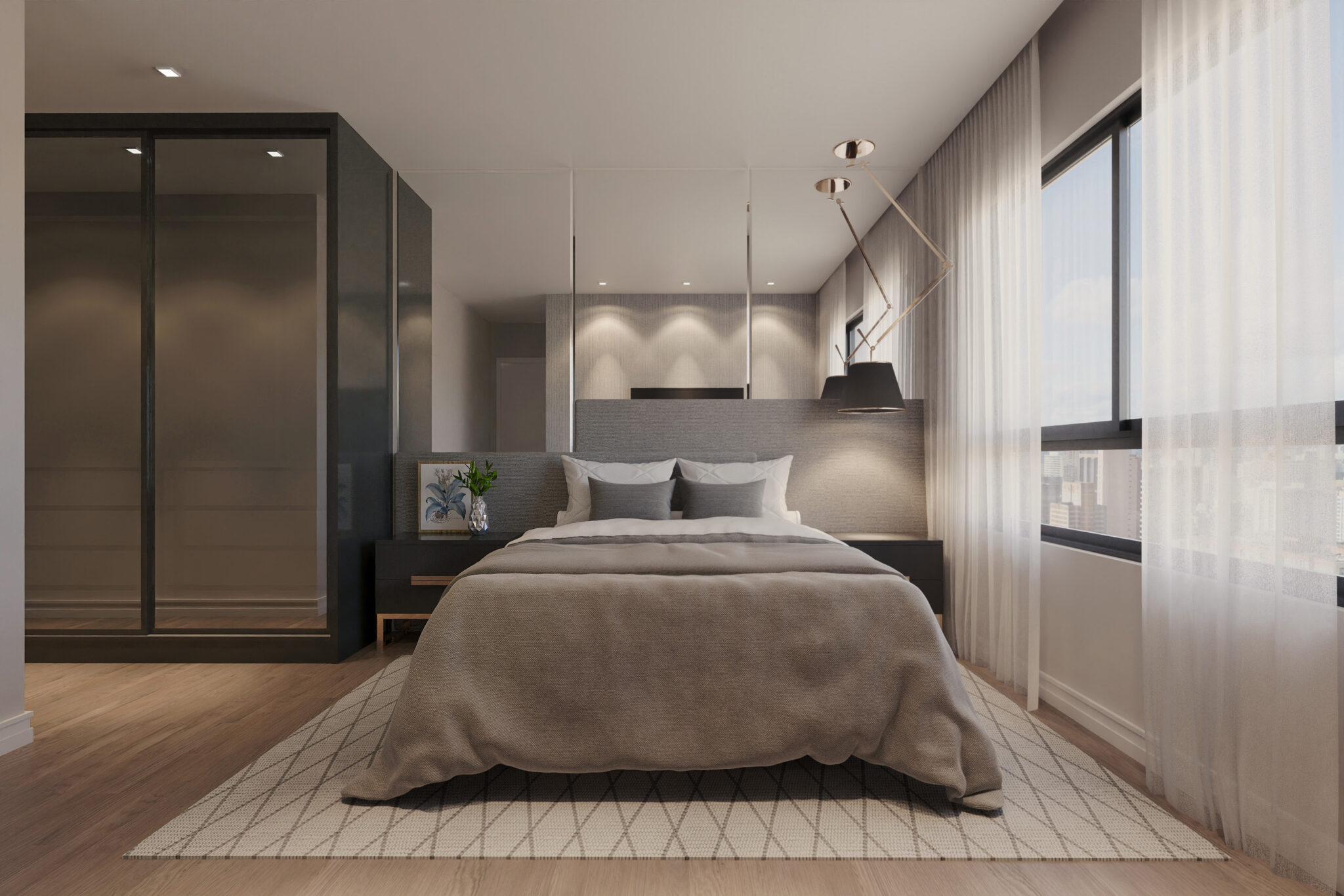 Imagem Apartamento com 2 Quartos à Venda, 57 m² em Centro - Curitiba