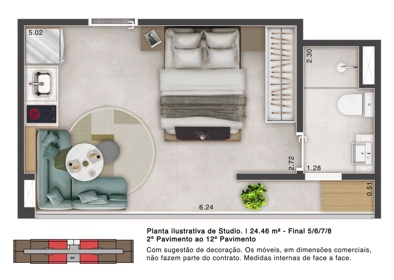 Imagem Studio com 1 Quarto à Venda, 24 m²em Saúde - São Paulo