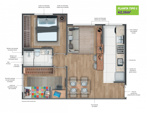 Imagem Apartamento com 2 Quartos à Venda, 39 m² em Vila Palmares - Santo André