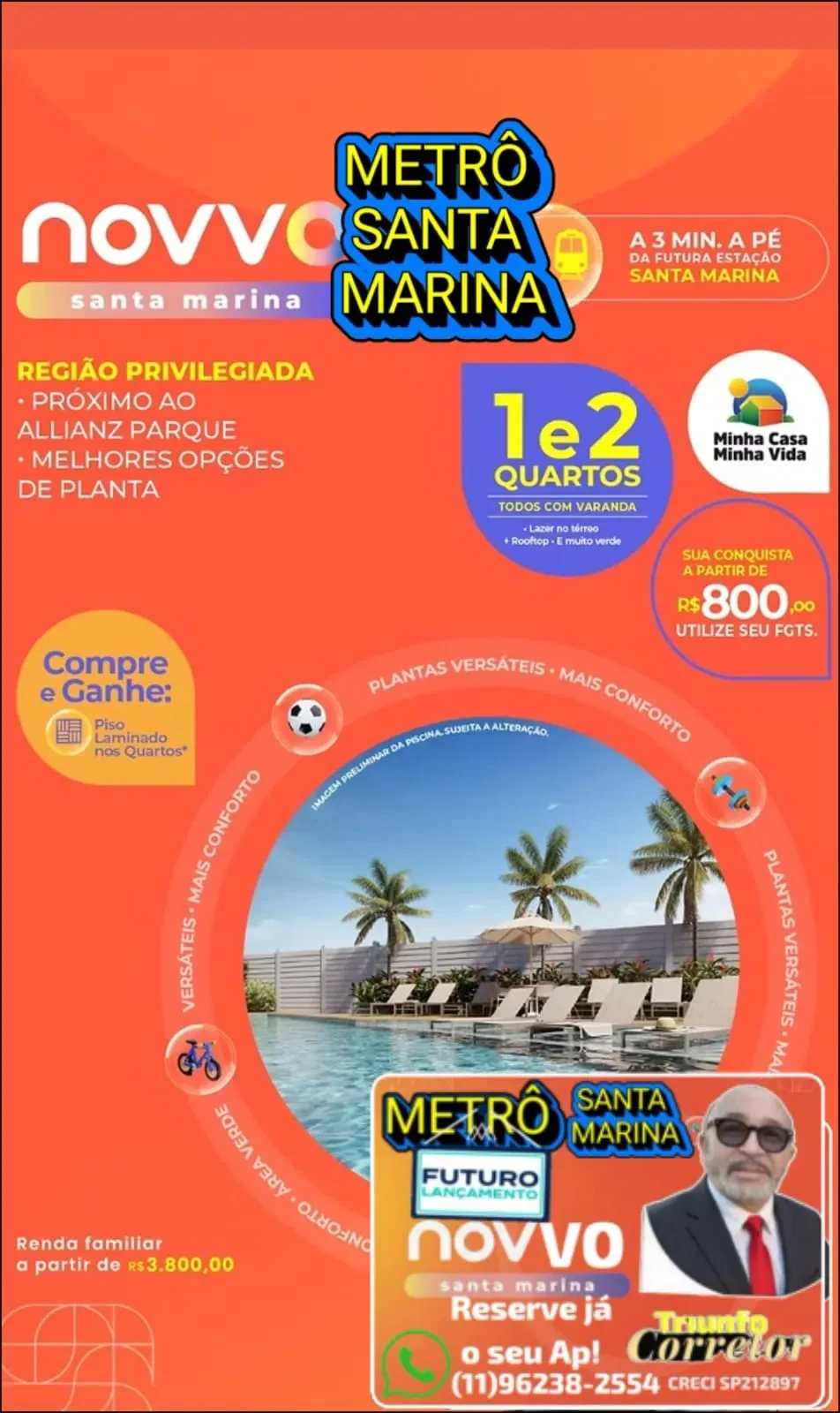 Foto do imóvel: Apartamento com 1 Quarto à Venda, 25 metro em Água Branca - São Paulo