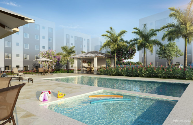 Foto do imóvel: Apartamento com 2 Quartos à Venda, 44 m² em Campo Grande - Rio de Janeiro