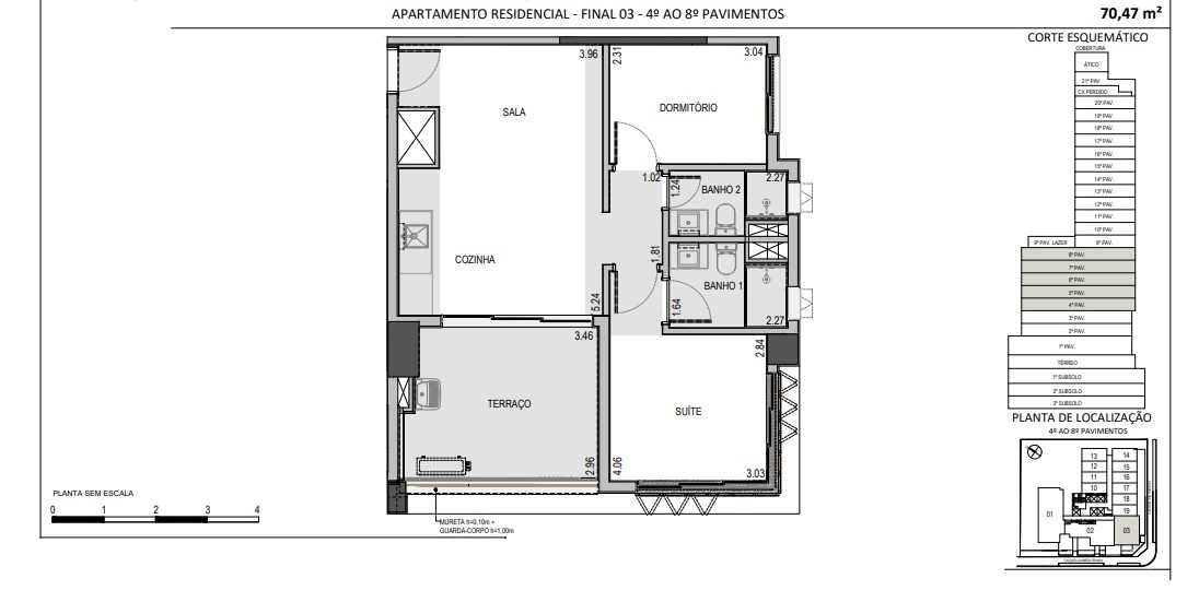 Foto do imóvel: Apartamento com 2 Quartos à Venda, 70 m² em Jardim Paulista - São Paulo