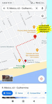 Imagem Apartamento com 1 Quarto para Temporada, 40 m² em Guilhermina - Praia Grande