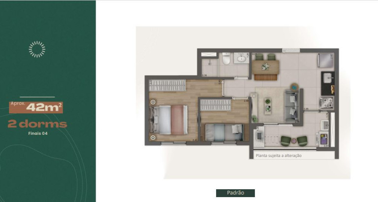 Imagem Apartamento com 2 Quartos à Venda, 42 m² em Água Branca - São Paulo