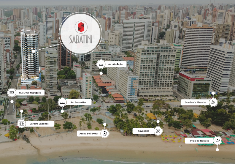 Imagem Apartamento com 2 Quartos à Venda, 63 m²em Meireles - Fortaleza