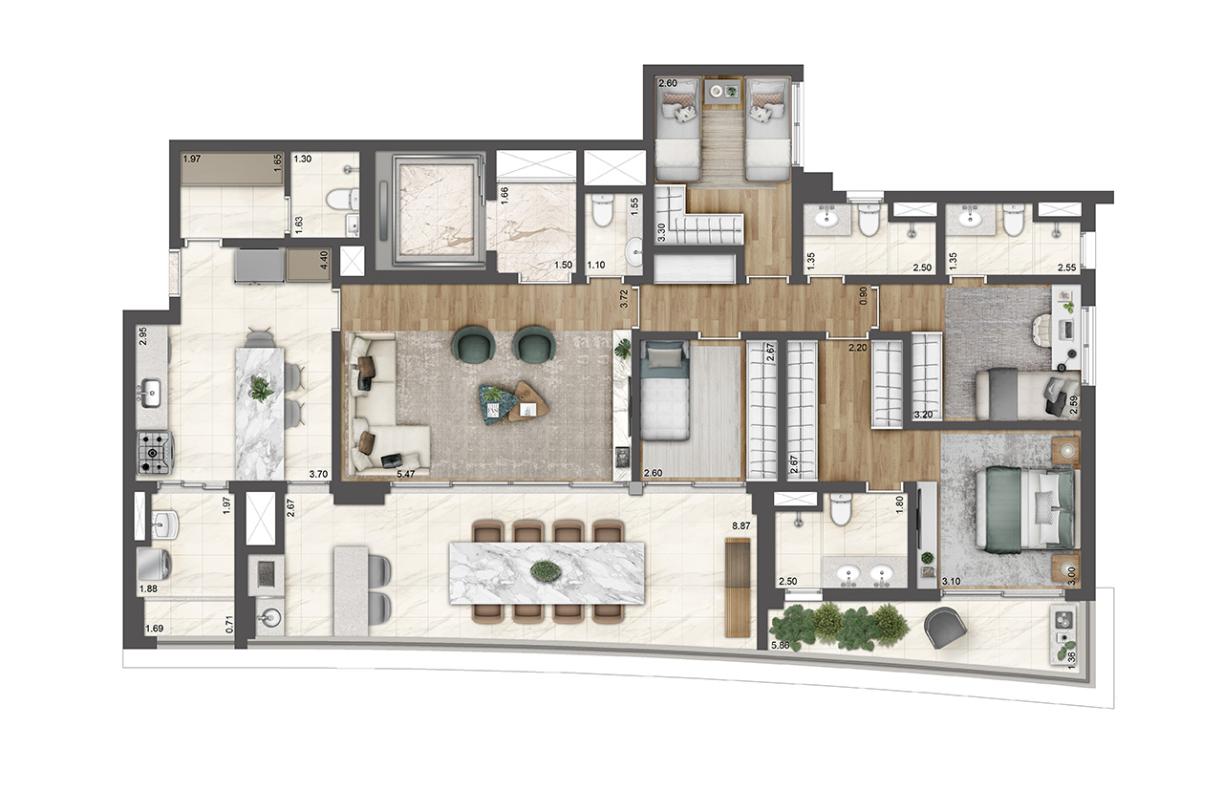 Foto do imóvel: Apartamento com 3 Quartos à Venda, 163 m² em Vila Mariana - São Paulo