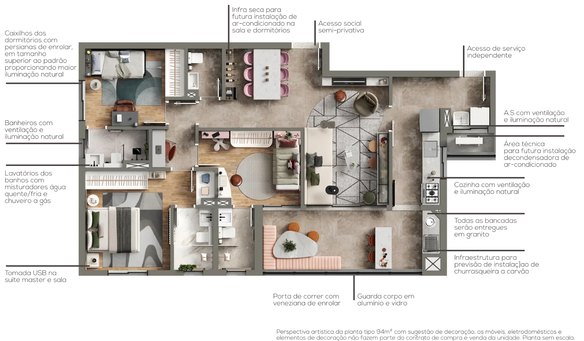 Foto do imóvel: Apartamento com 3 Quartos à Venda, 94 m² em Centro - Osasco