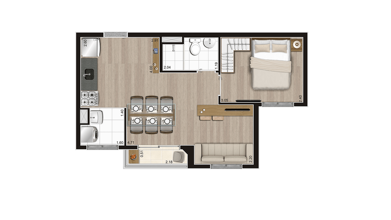 Imagem Apartamento com 2 Quartos à Venda, 37 m²em Jardim Mirante - São Paulo