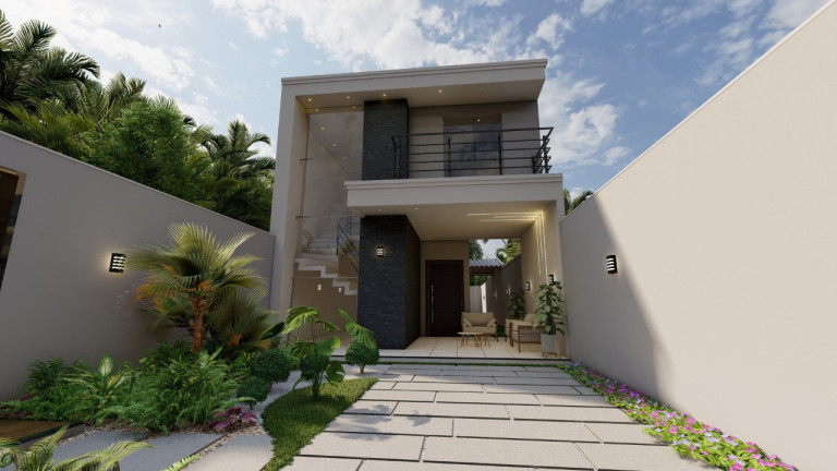 Imagem Casa com 3 Quartos à Venda, 117 m² em Luzardo Viana - Maracanaú