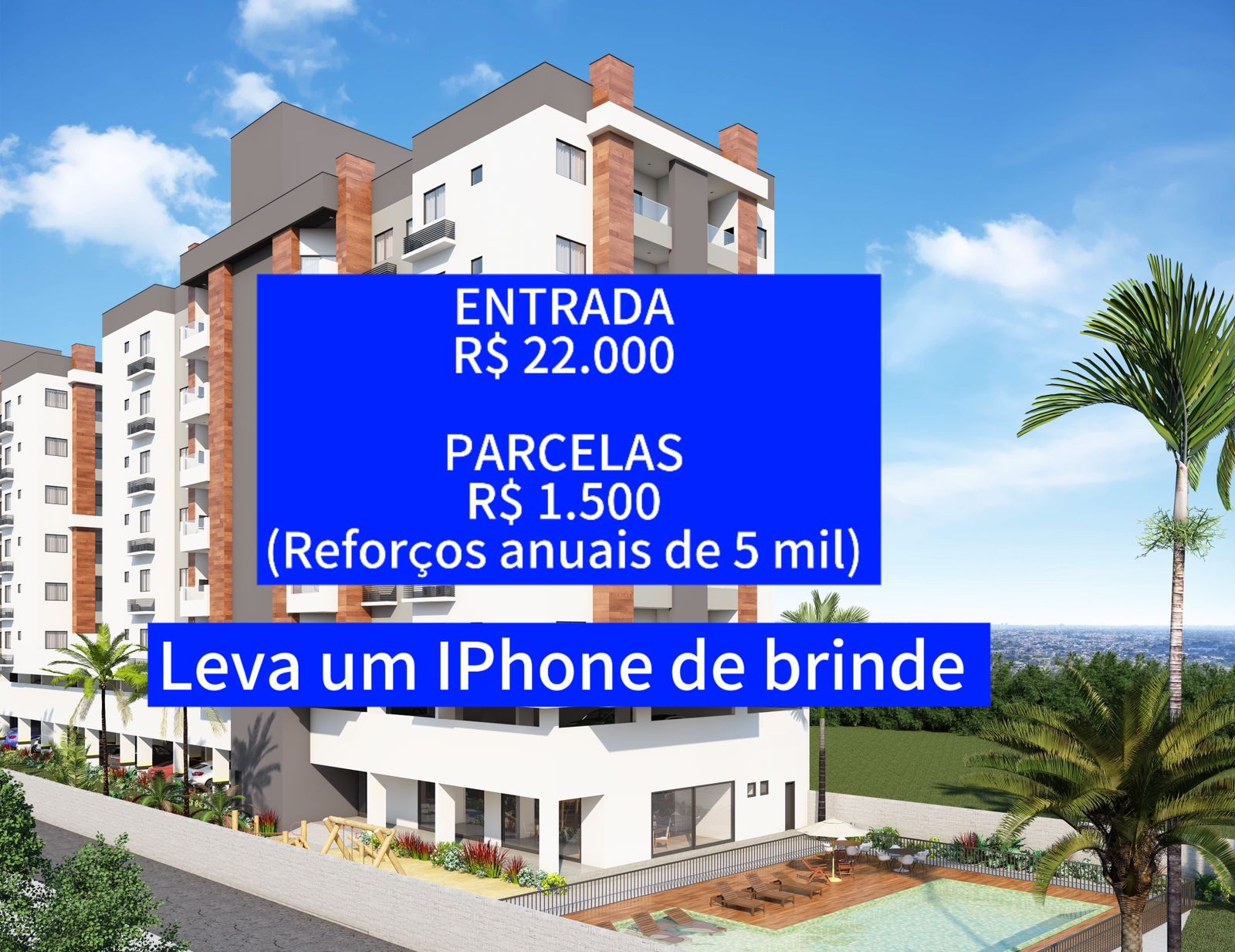 Apartamento com 2 Quartos à Venda, 52 m²em Centro - Tijucas