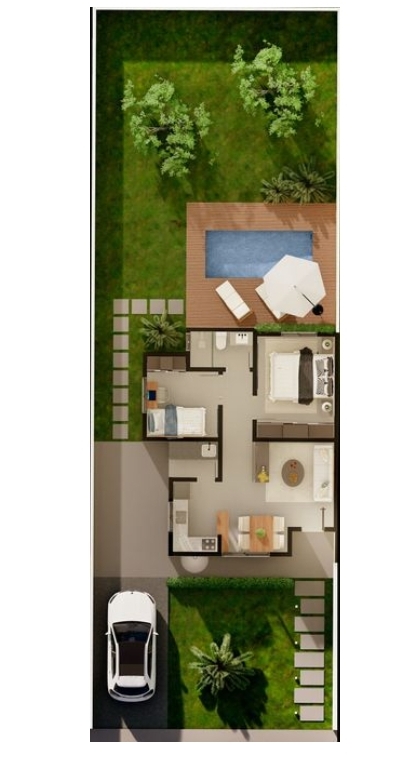 Imagem Casa com 2 Quartos à Venda, 40 m² em Santa Marta - Passo Fundo