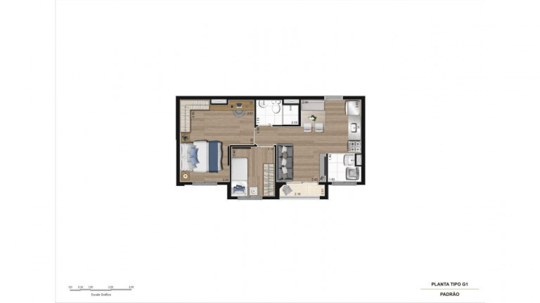 Imagem Apartamento com 2 Quartos à Venda, 44 m² em Barra Funda - São Paulo