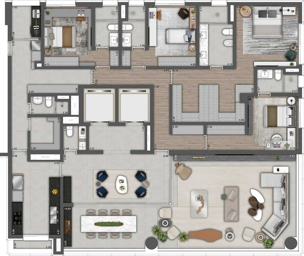 Imagem Apartamento com 4 Quartos à Venda, 240 m² em Ibirapuera - São Paulo