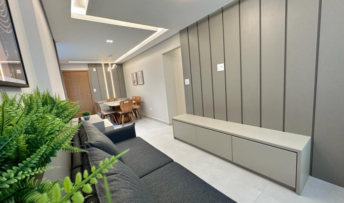 Apartamento com 2 Quartos à Venda, 73 m²em Guilhermina - Praia Grande