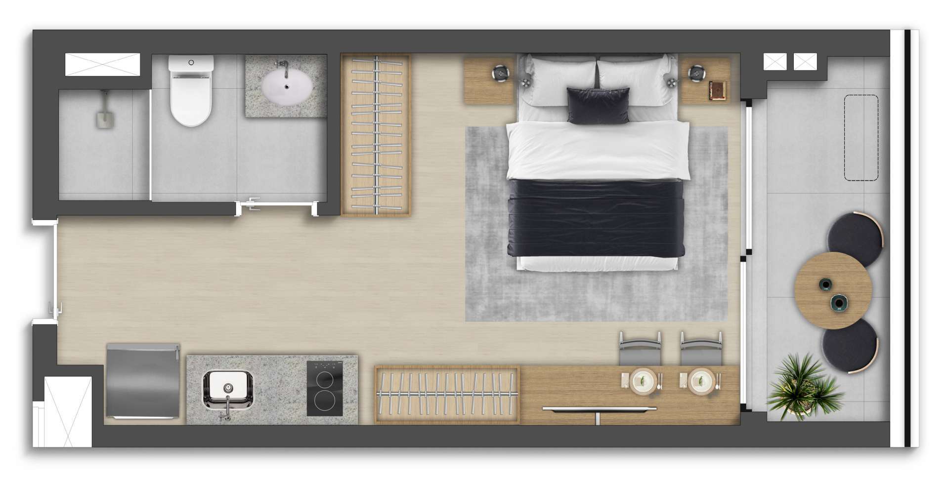 Imagem Apartamento com 1 Quarto à Venda, 22 m² em Bela Vista - São Paulo