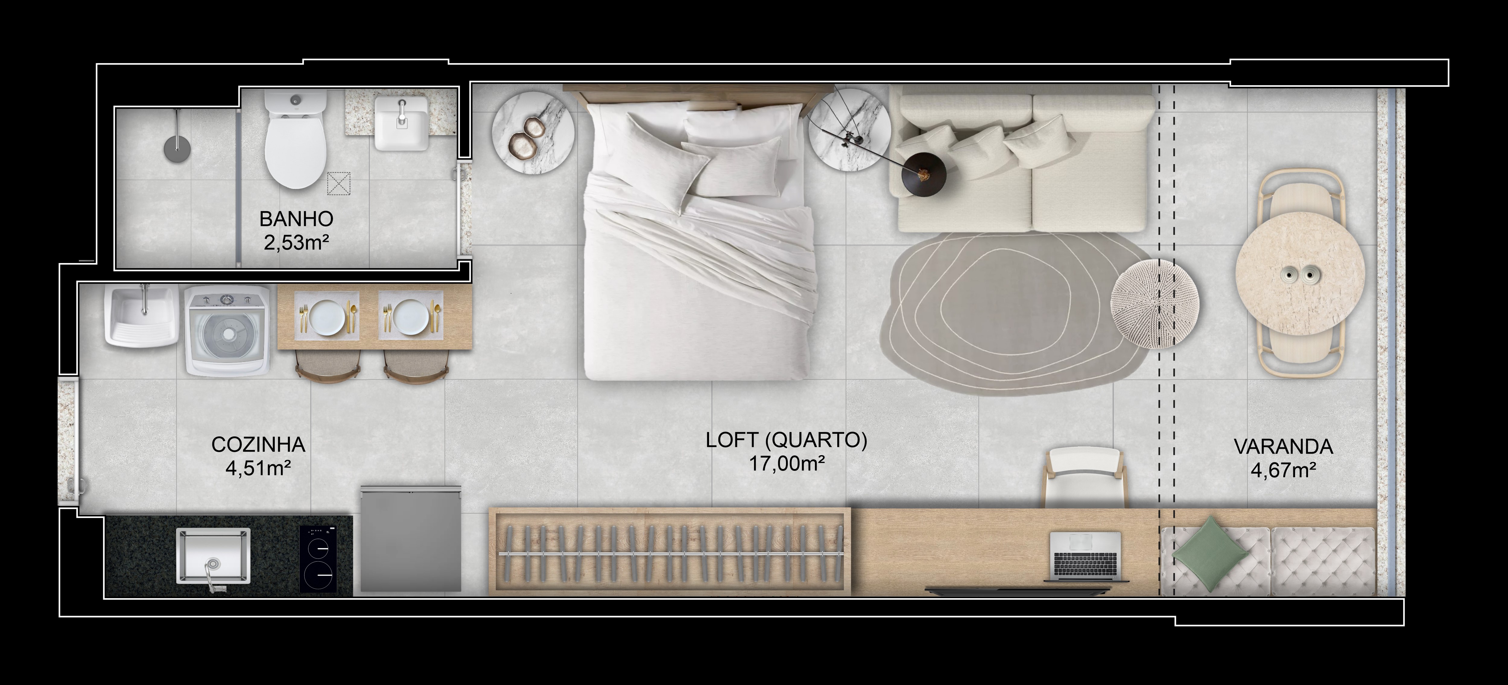 Imagem Apartamento com 1 Quarto à Venda, 32 m² em Praia da Costa - Vila Velha