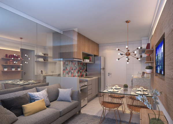 Imagem Apartamento com 2 Quartos à Venda, 32 m² em Jardim Pedra Branca - São Paulo