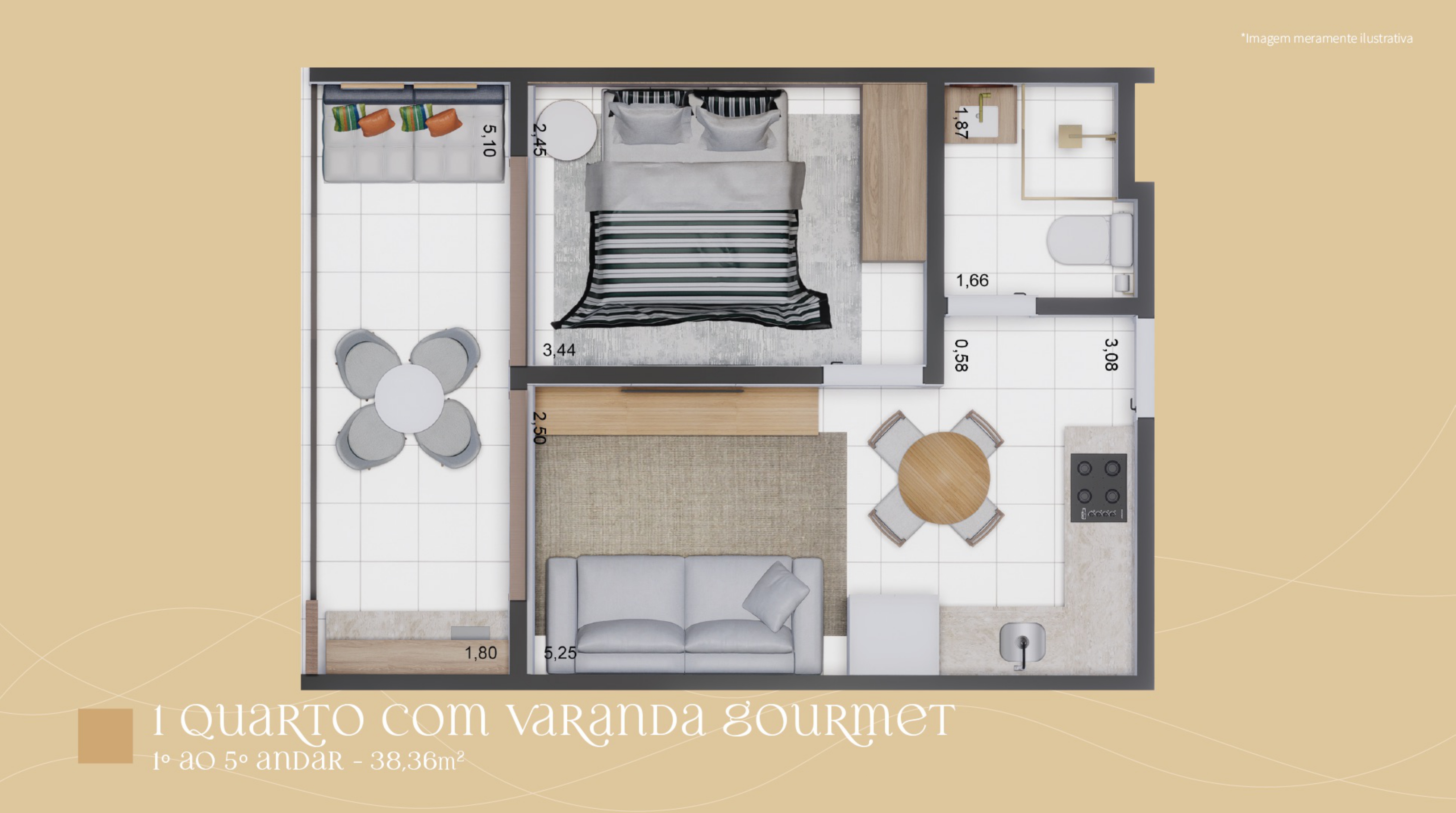 Foto do imóvel: Apartamento com 1 Quarto à Venda, 25 m² em Centro - Tamandaré