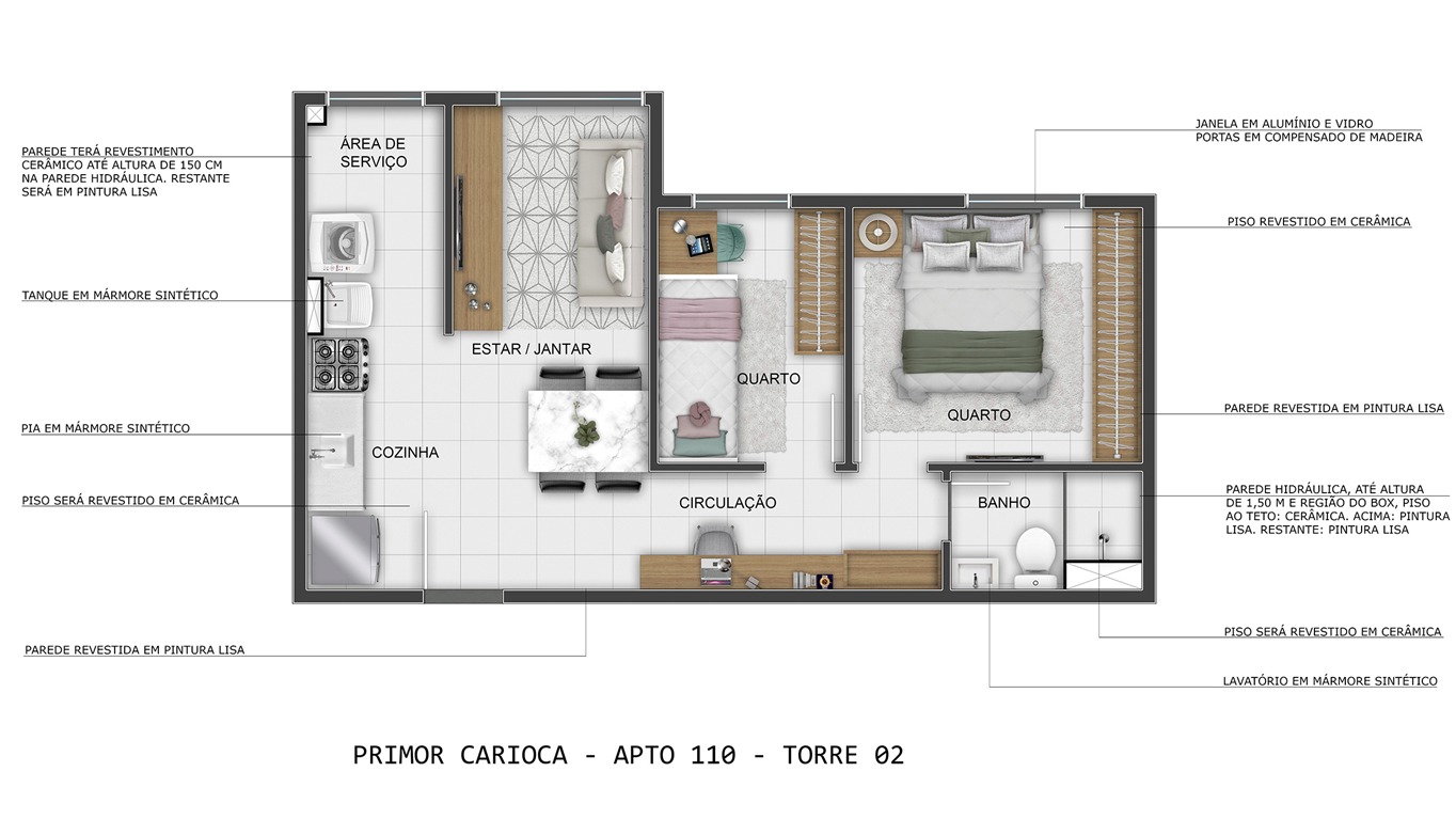 Imagem Apartamento com 2 Quartos à Venda, 41 m² em Inhaúma - Rio de Janeiro