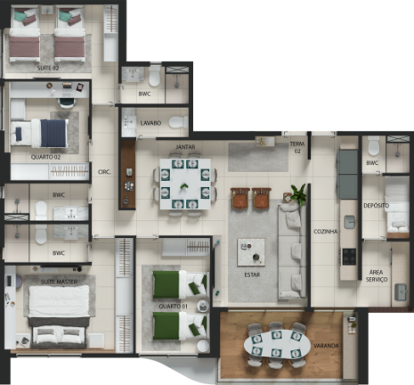 Imagem Apartamento com 4 Quartos à Venda, 132 m² em Boa Viagem - Recife