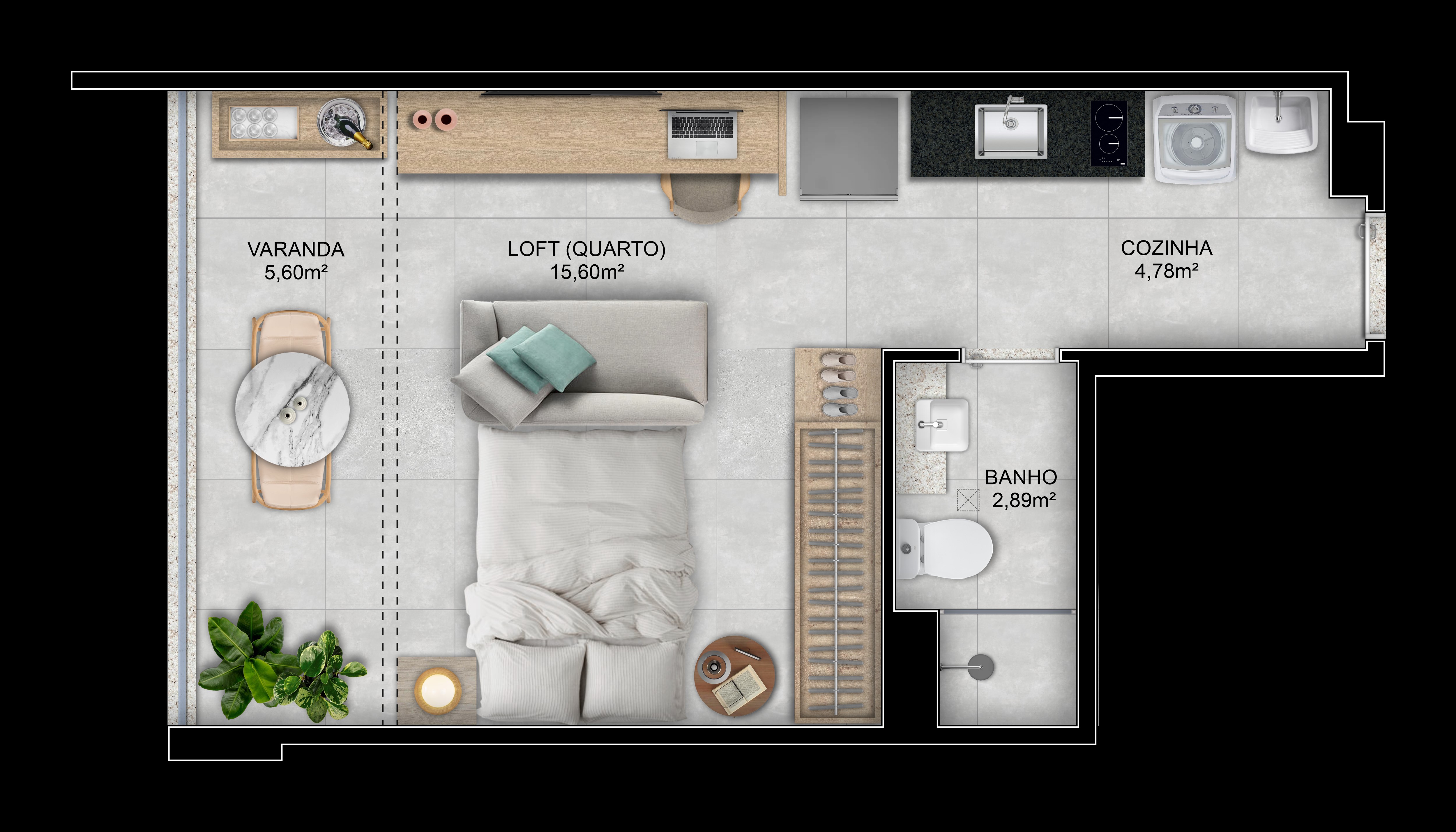 Imagem Apartamento com 1 Quarto à Venda, 32 m² em Praia da Costa - Vila Velha