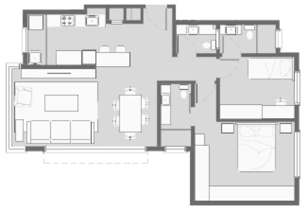 Imagem Edifício Residencial com 2 Quartos à Venda, 80 m² em Vila Rodrigues - Passo Fundo