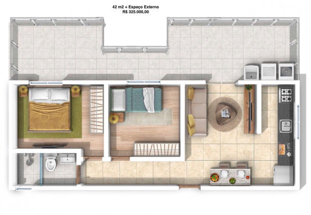 Imagem Apartamento com 2 Quartos à Venda,  em Vila Aricanduva - São Paulo