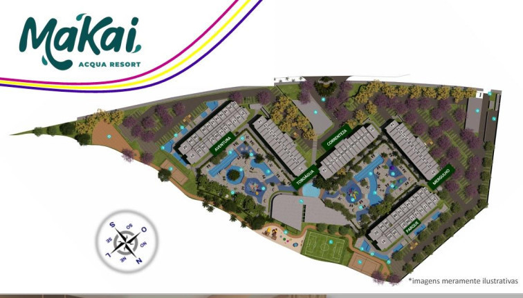 Imagem Apartamento com 2 Quartos à Venda,  em Muro Alto - Ipojuca