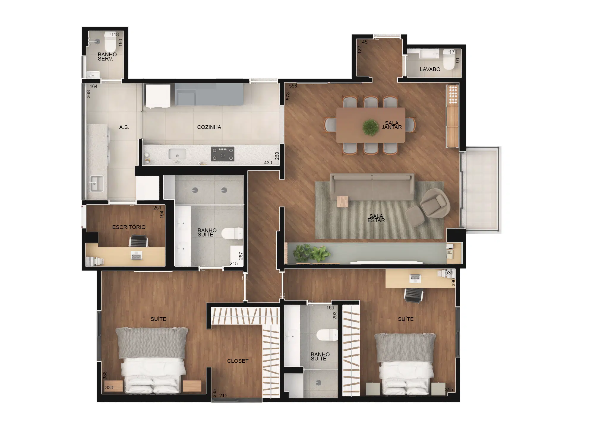 Imagem Apartamento com 2 Quartos à Venda, 126 m²em Sumarezinho - São Paulo