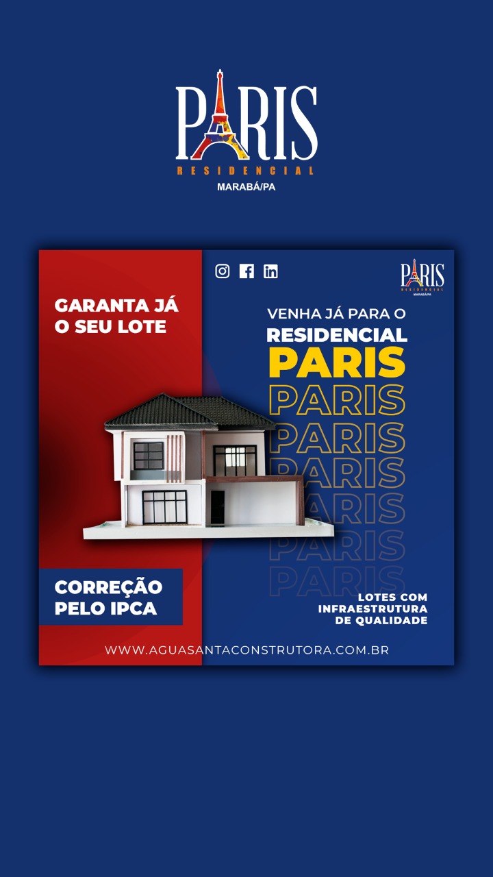 Imagem Terreno à Venda, 200 m²em PARIS - MARABA