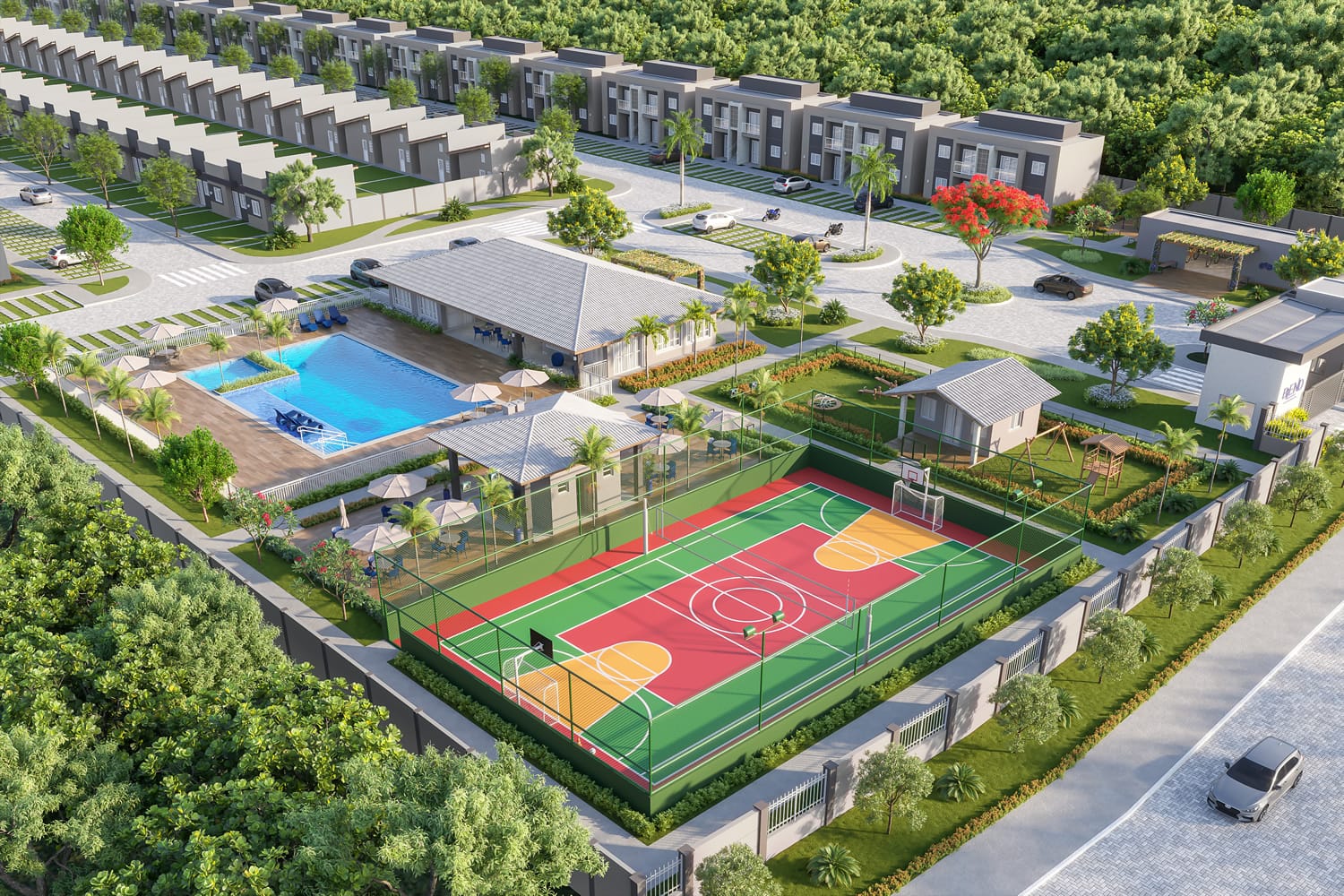 Foto do imóvel: Casa de Condomínio com 2 Quartos à Venda, 40.080 m² em Papagaio - Feira de Santana