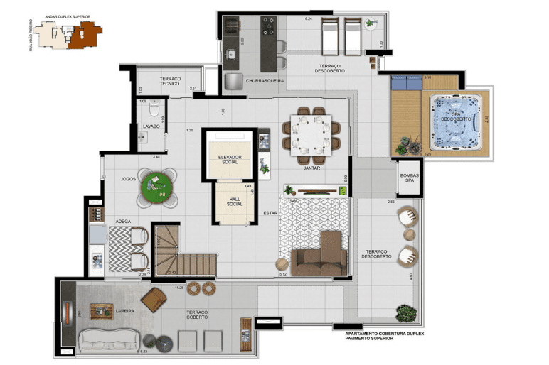 Imagem Apartamento com 3 Quartos à Venda, 161 m² em Campestre - Santo André